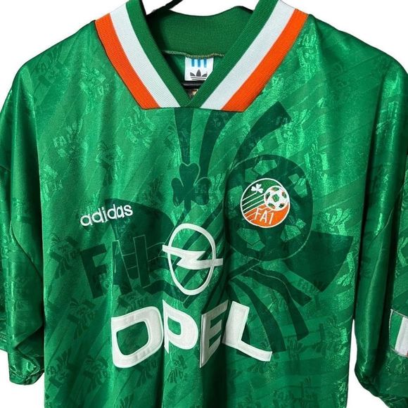 VTG 1994 Adidas Ireland Home Jersey Large - Picture 2 of 5